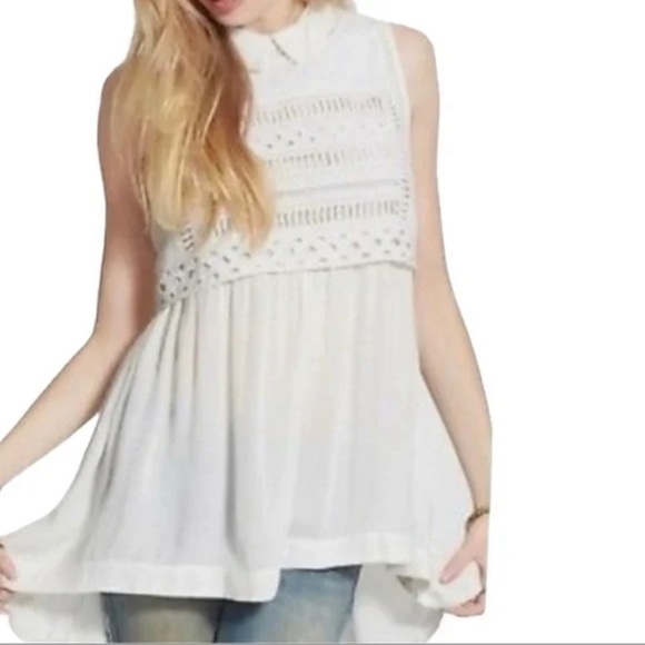Free People Twice As Nice Twofer Tunic Top - Picture 1 of 8